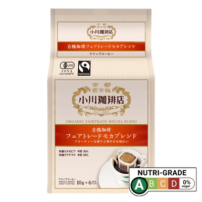 OGAWACOFFEE OGAWA COFFEE SHOP Organic Coffee Fairtrade Mocha Blend Drip 6 cups - Tokyo Fresh Direct