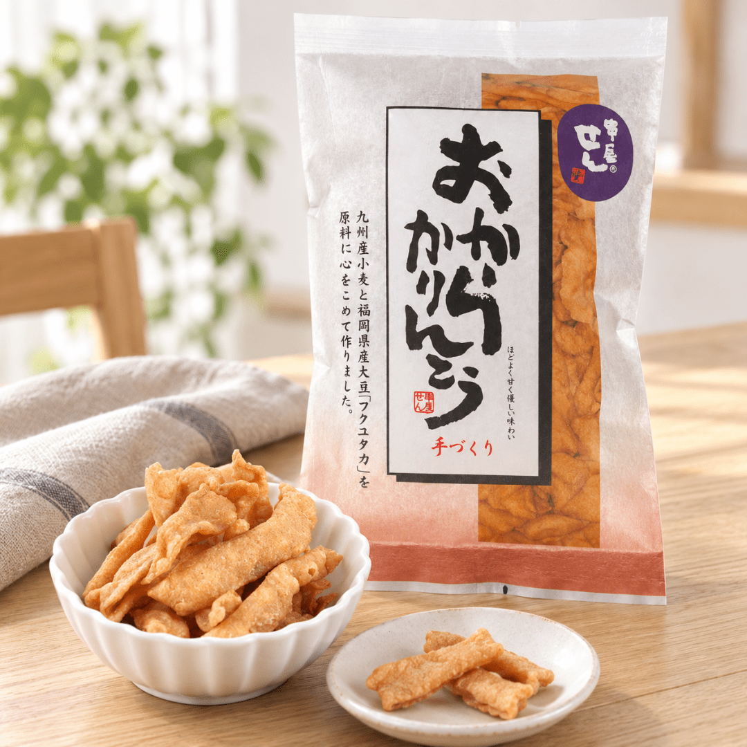 Okara Karinto Soy Pulp Snack Original 110g - TFD (Tokyo Fresh Direct)