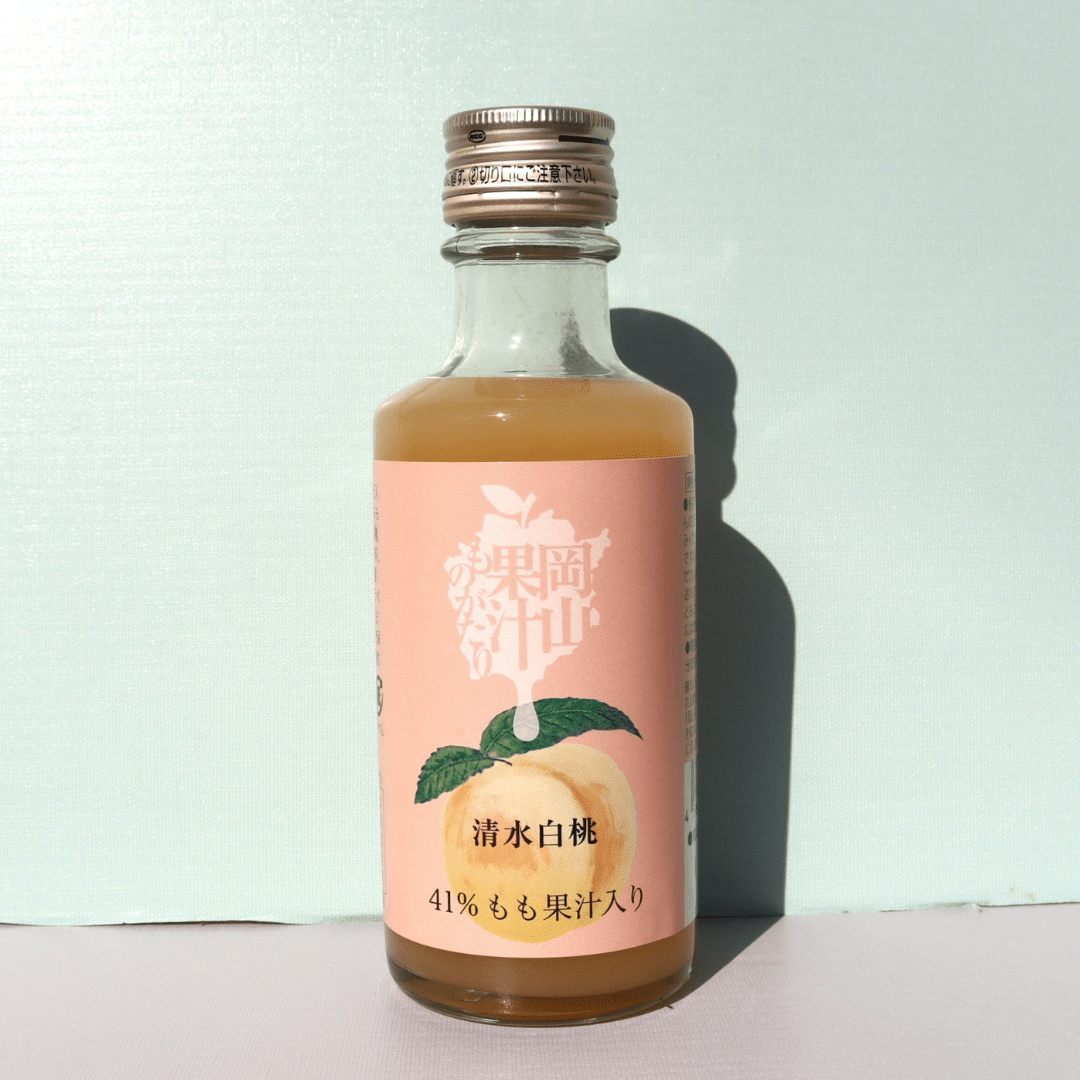Okayama Fruit Story White Peach Drink 180ml - TFD (Tokyo Fresh Direct)