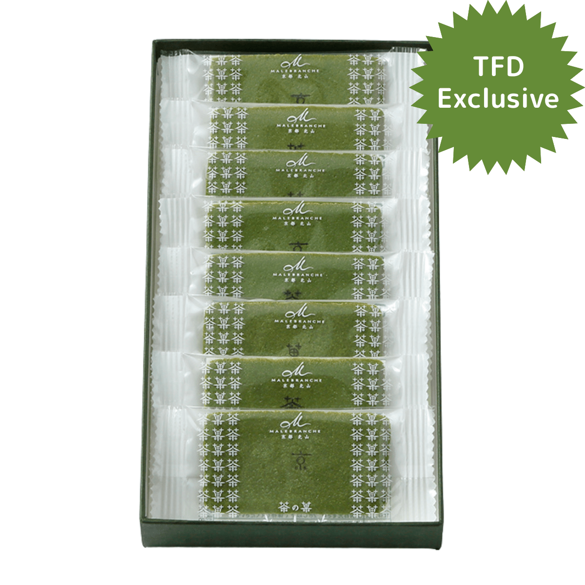 Okoicha Green Tea Langgue De Chat CHA NO KA 8pc - Tokyo Fresh Direct