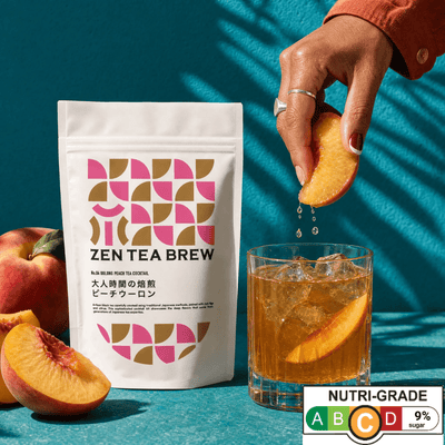 Peach Oolong Tea Cocktail