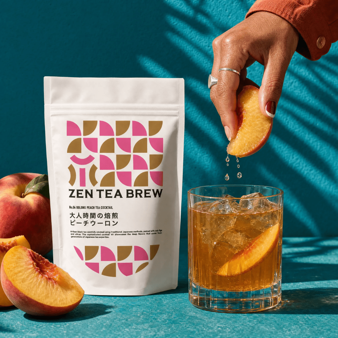 Peach Oolong Tea Cocktail - TFD (Tokyo Fresh Direct)