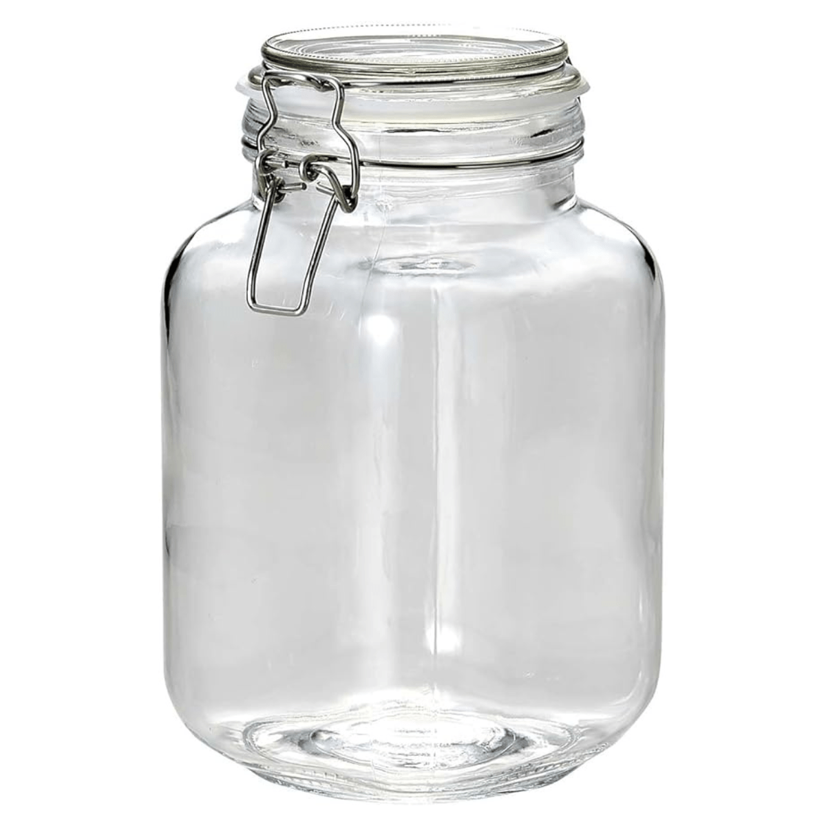 Plum Wine Bottle 2L（2,000ml,Glass, square, storage, jars） - Tokyo Fresh Direct