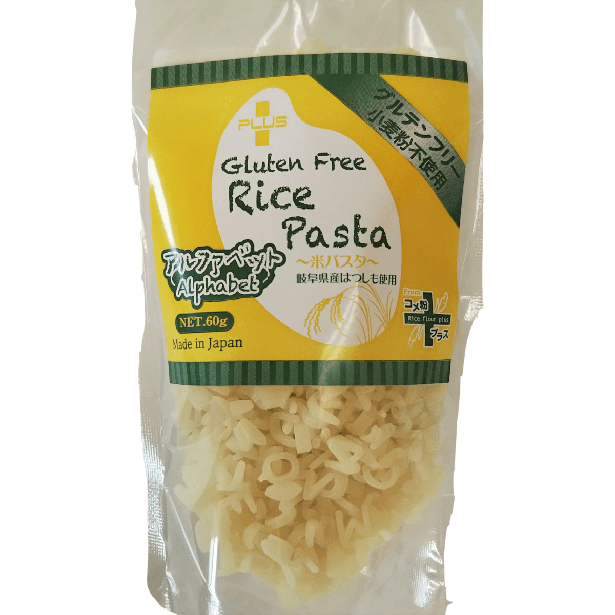 PLUS GF Rice Pasta Alphabet - Gluten Free - Tokyo Fresh Direct