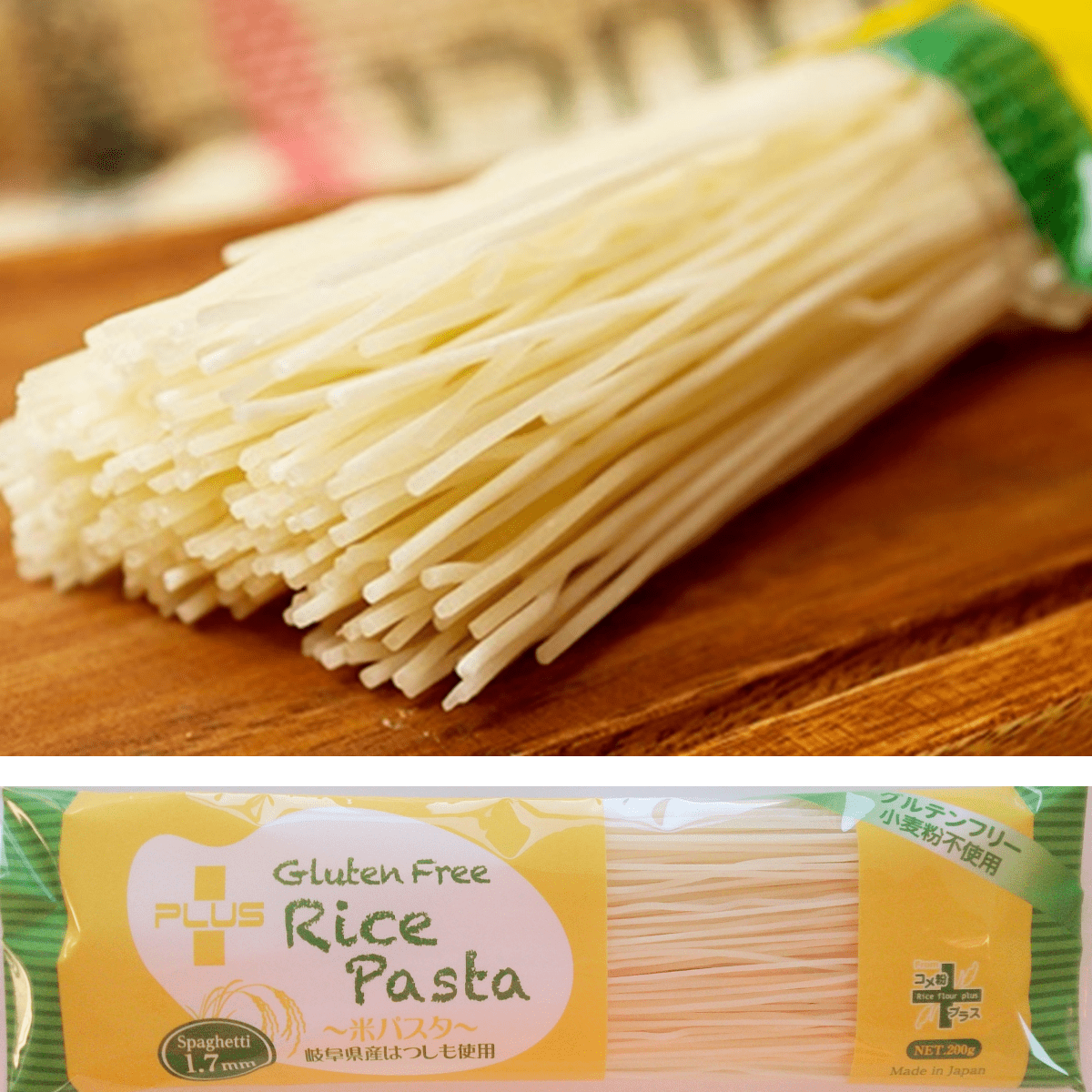 PLUS GF Rice Pasta Spaghetti 1.7mm - Gluten Free - Tokyo Fresh Direct