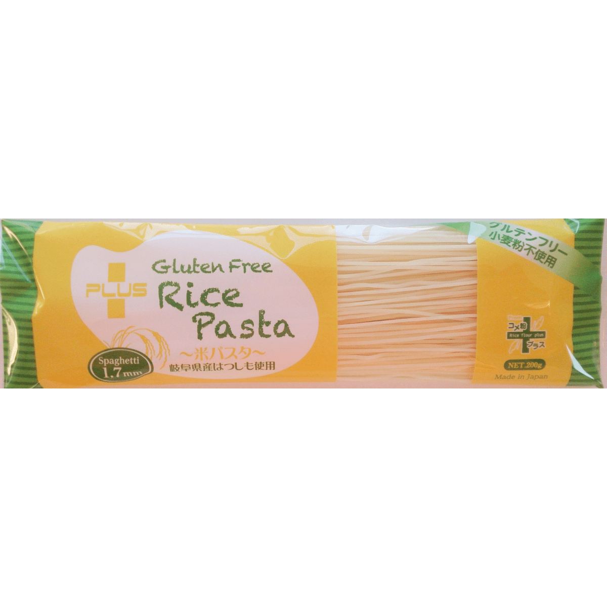 PLUS GF Rice Pasta Spaghetti 1.7mm - Gluten Free - Tokyo Fresh Direct