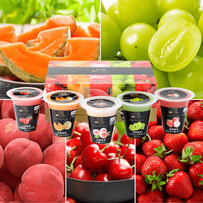 "Ryo - Gokochi" Premium Fruits Jelly Gift 5P - Tokyo Fresh Direct