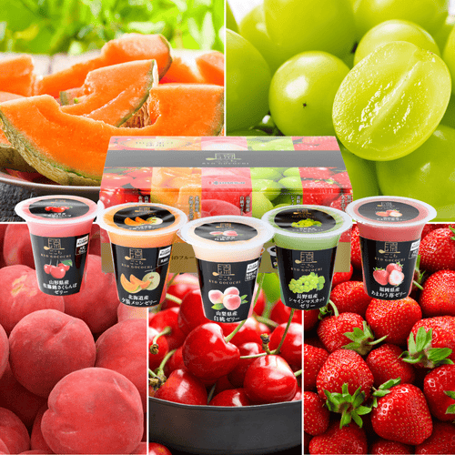 "Ryo - Gokochi" Premium Fruits Jelly Gift 5P - Tokyo Fresh Direct