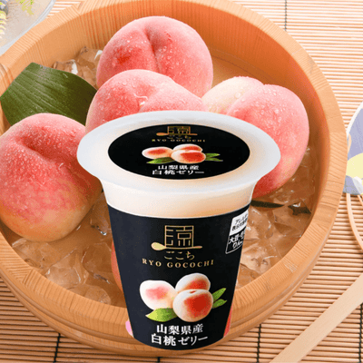 "Ryo - Gokochi" Yamanashi White Peach Premium Jelly - Tokyo Fresh Direct