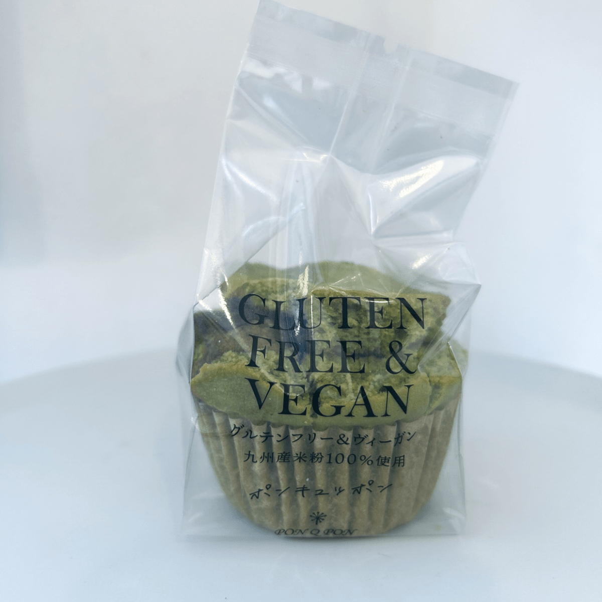 SAKU(GLUTEN－FREE) Rice Flour GF Vegan Muffins Yame Matcha & Azuki Red Bean - Tokyo Fresh Direct