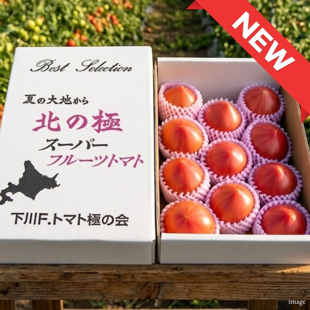 Shimokawa Super Tomato (Hokkaido) – Premium Fruit Tomato 800g | Brix 10°+ | Rich Sweetness & Full Flavor - TFD (Tokyo Fresh Direct)