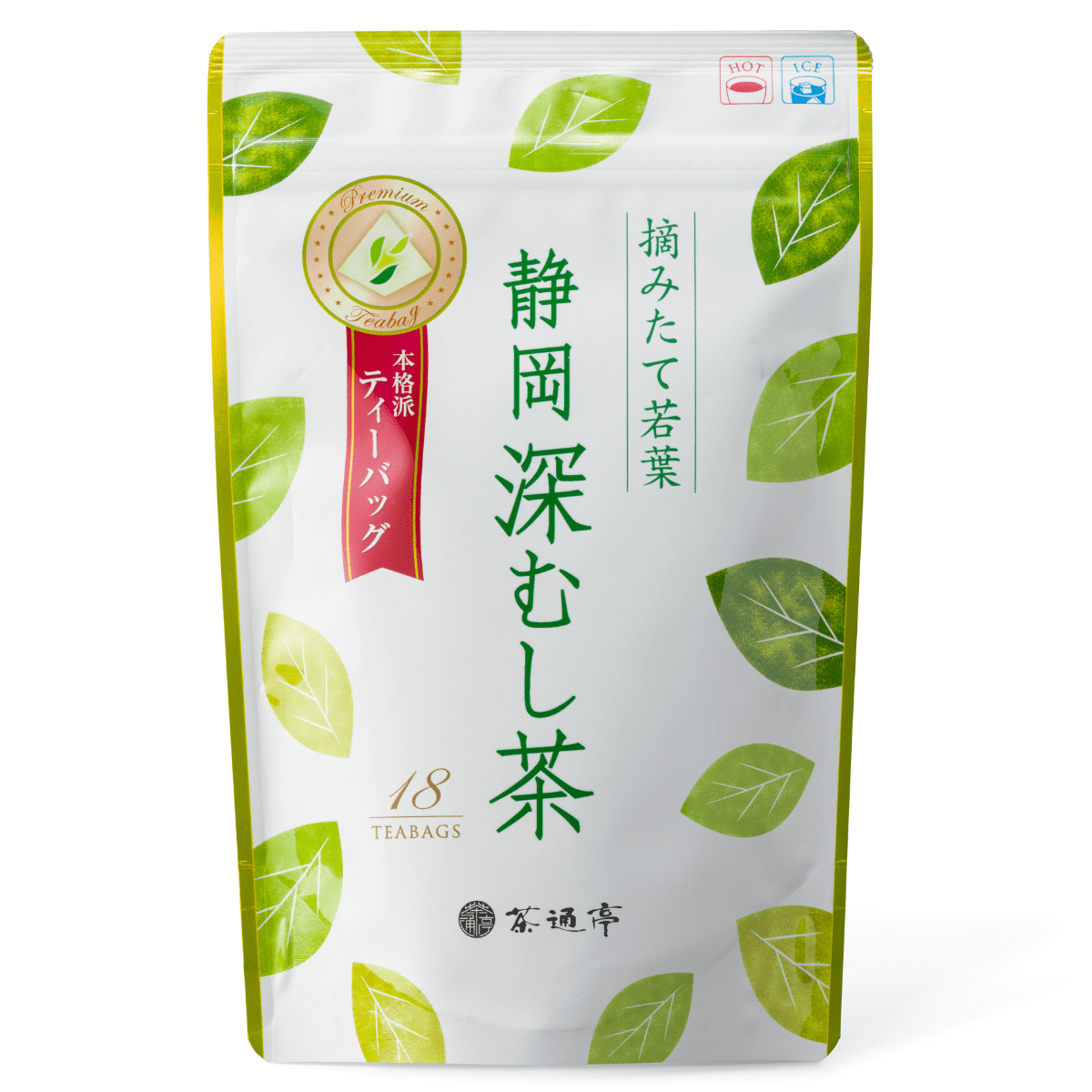 Shizuoka Fresh Leaf Green Tea Bags 18P - Tokyo Fresh Direct