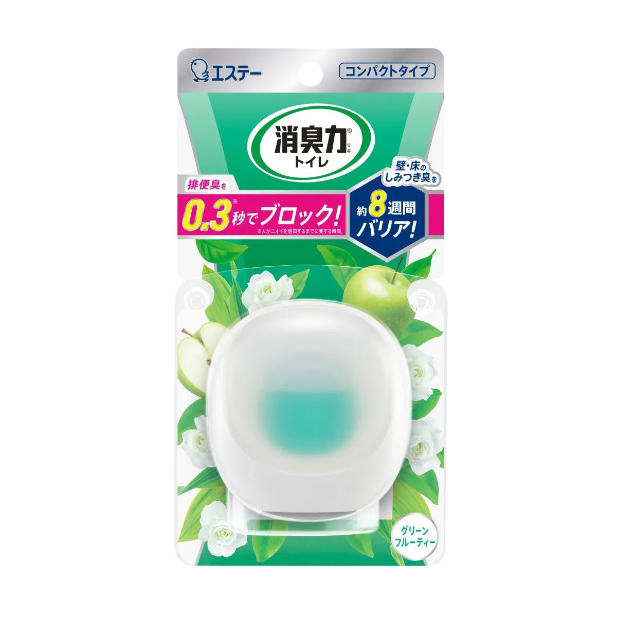 S.T. SHOSHURIKI COMPACT FOR TOILET STARTER GREEN FRUITY - Tokyo Fresh Direct