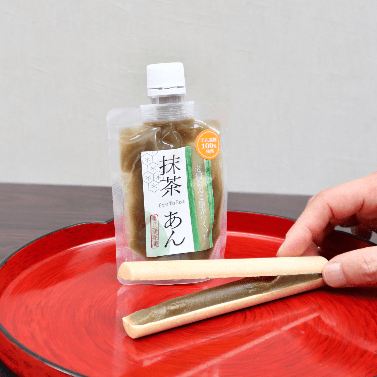 Stick Monaka Wafer Matcha Bean Paste - Tokyo Fresh Direct