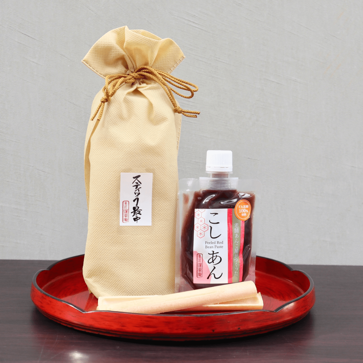 Stick Monaka Wafer Smooth Red Bean Paste - Tokyo Fresh Direct