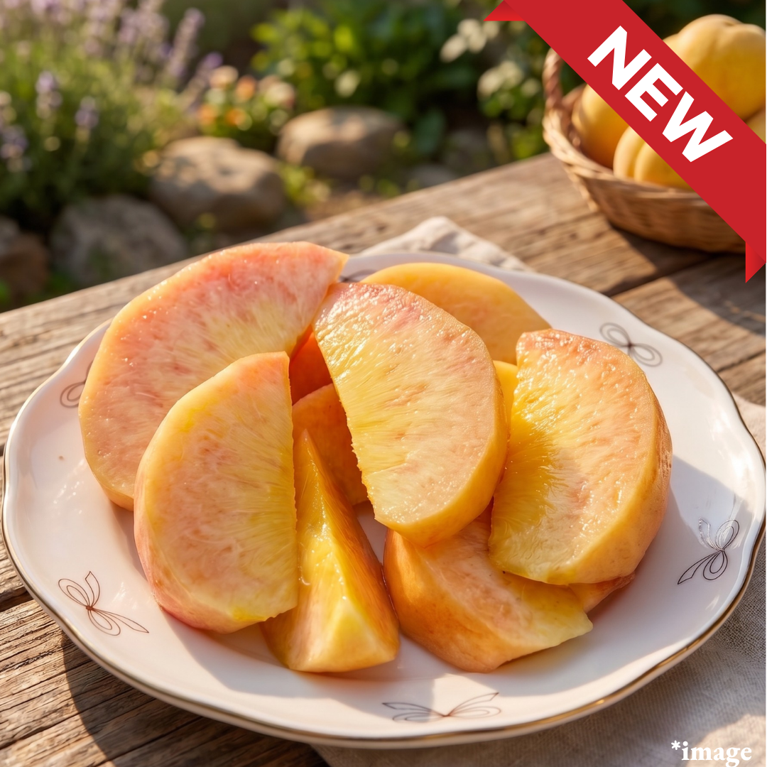 "Sweet Rich Wassa Peach (Rare Fruits)", A Rare, Firm-Textured High-Brix Fruit Born from Peach, Nectarine & Golden Peach | Delivery: 7th~8th Aug - TFD (Tokyo Fresh Direct)