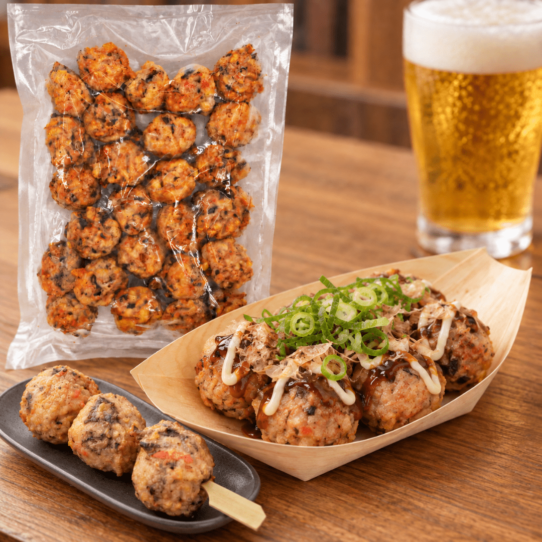 Takoage Kun Takoyaki Style Octopus & Surimi Balls 500g - TFD (Tokyo Fresh Direct)