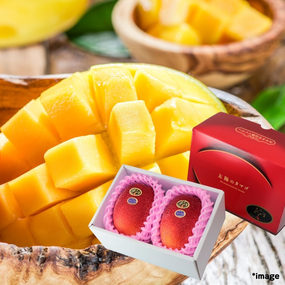 The Highest - Ranked Mango Brand in Japan “Egg of the Sun (High Grade) " from Miyazaki, 1kg Gift Box | Delivery: 27th～28th June - Tokyo Fresh Direct