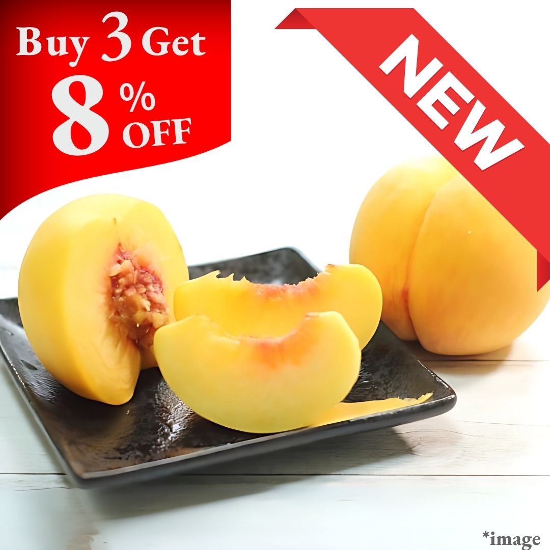 Top Grade Big Golden Peach "O - Kihi", Large 2pcs(650g+) | Delivery: 12th~13th Sep - Tokyo Fresh Direct