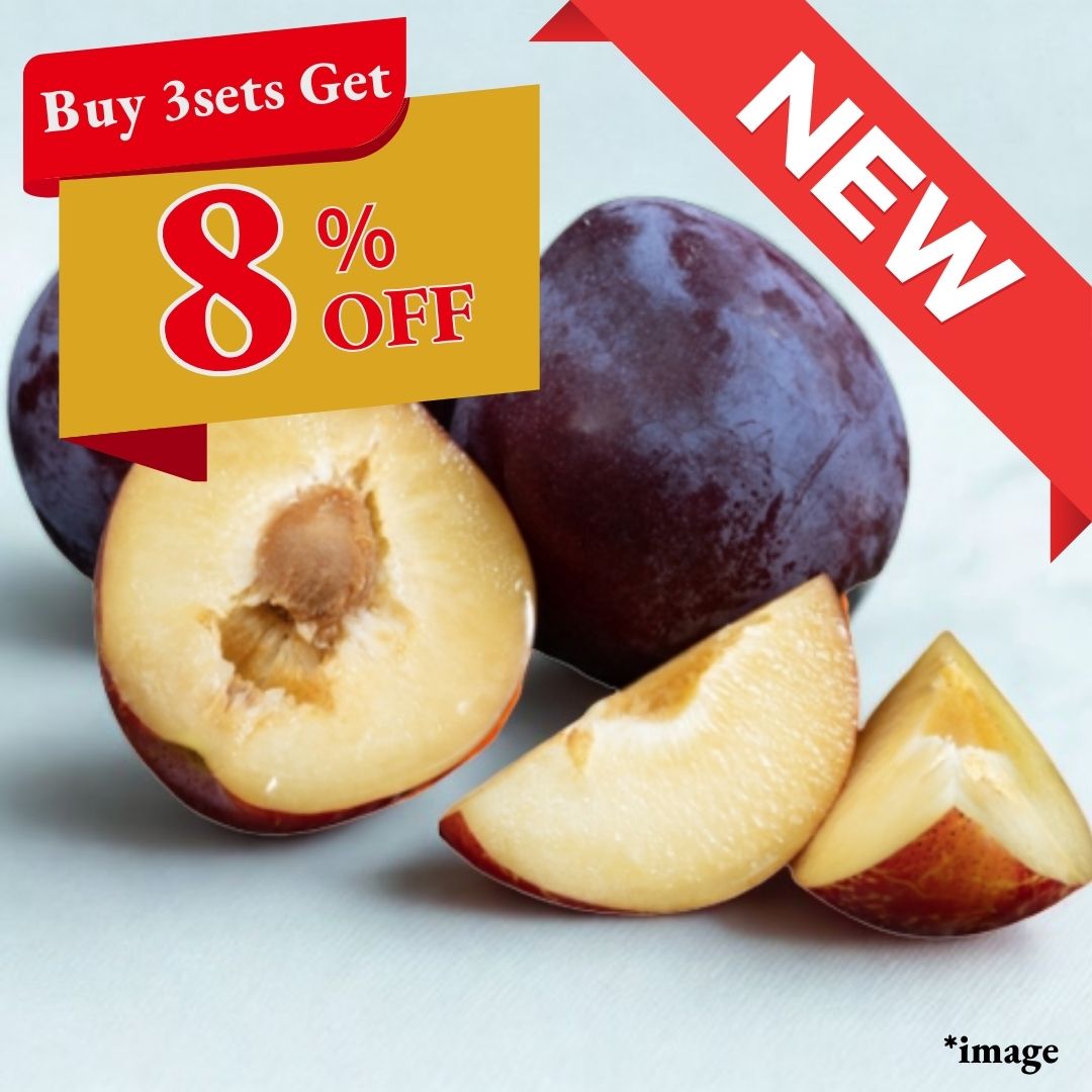 Yamagata’s Signature New Sumomo Plum "Suncept (High Grade)", Juicy and Richly Sweet with a Tangy Twist, approx.500g | Delivery: 5th~6th Sep - Tokyo Fresh Direct