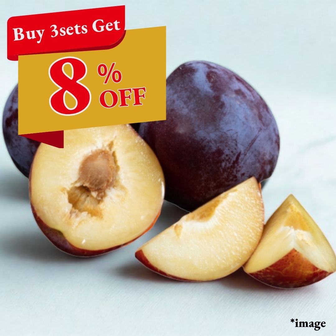 Yamagata’s Signature New Sumomo Plum "Suncept (High Grade)", Juicy and Richly Sweet with a Tangy Twist, approx.500g | Delivery: 5th~6th Sep - Tokyo Fresh Direct