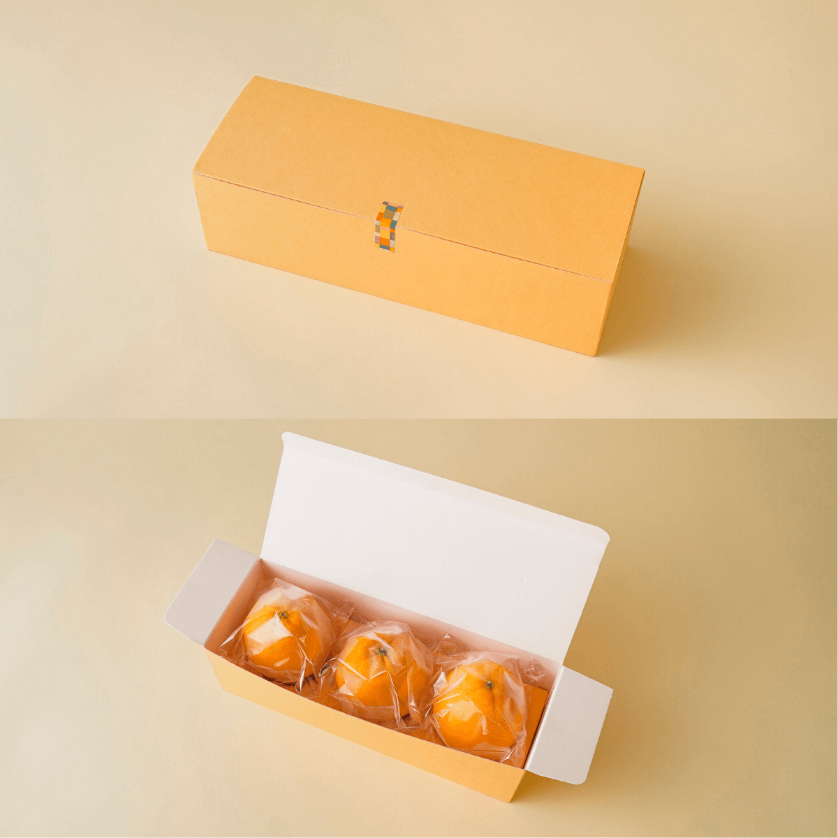 Cake.jp Whole Orange Cake 3PC Set - Tokyo Fresh Direct