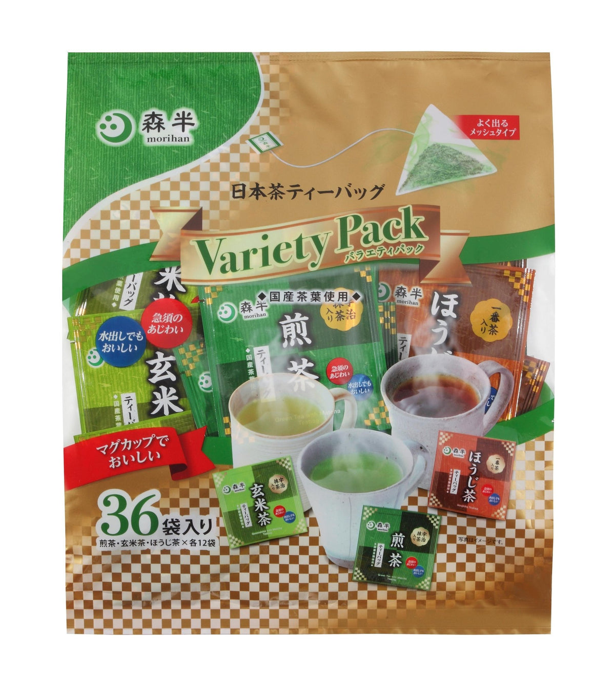 Kyoeiseicha Morihan Tea Bag Variety Pack(36packs)