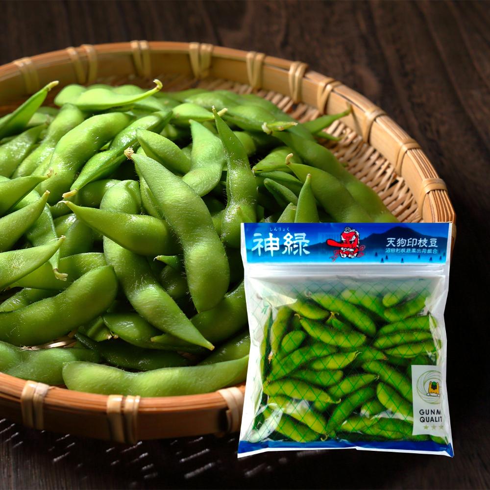 Fresh Edamame "Shinryoku" with shell