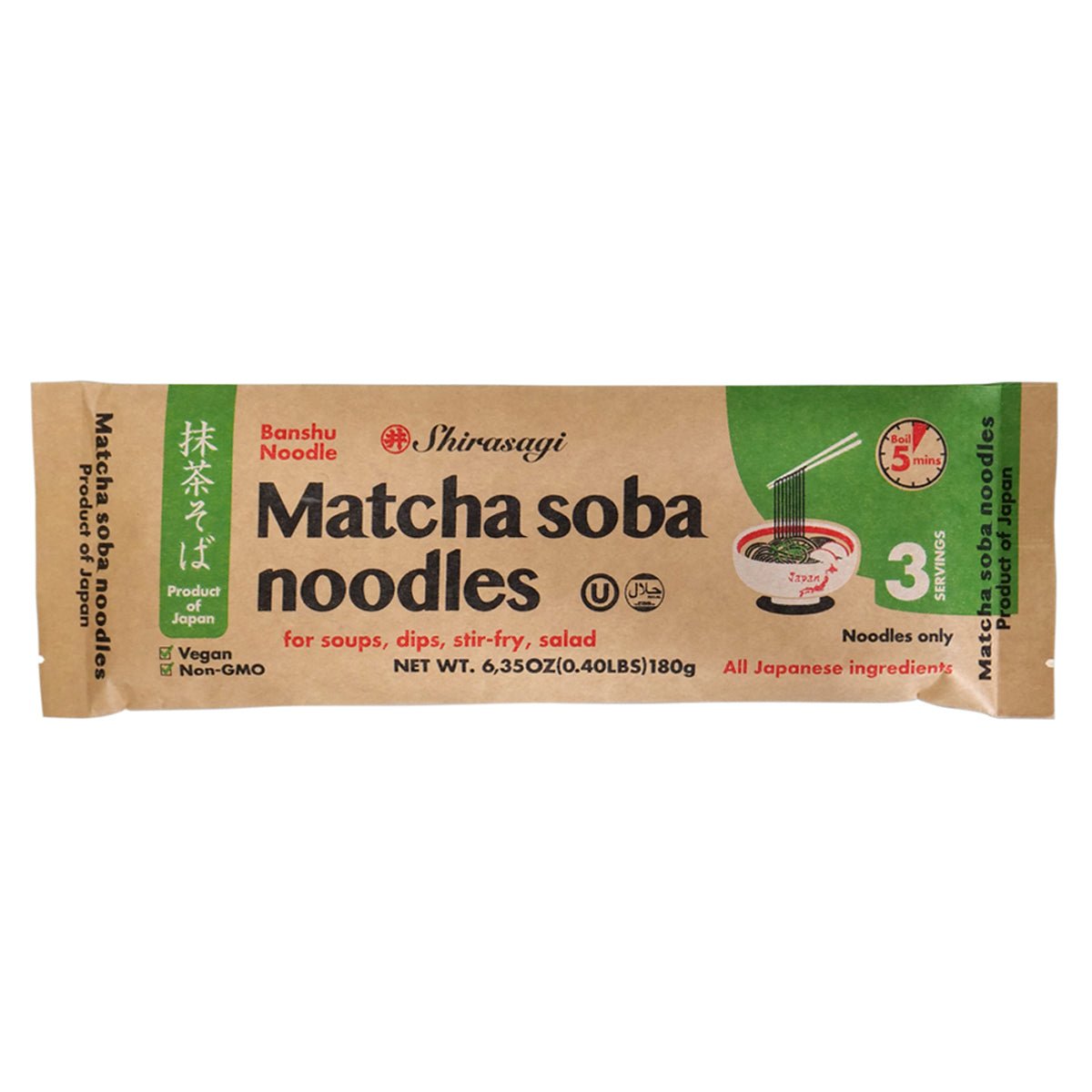 TOA Matcha Soba Noodles - Tokyo Fresh Direct