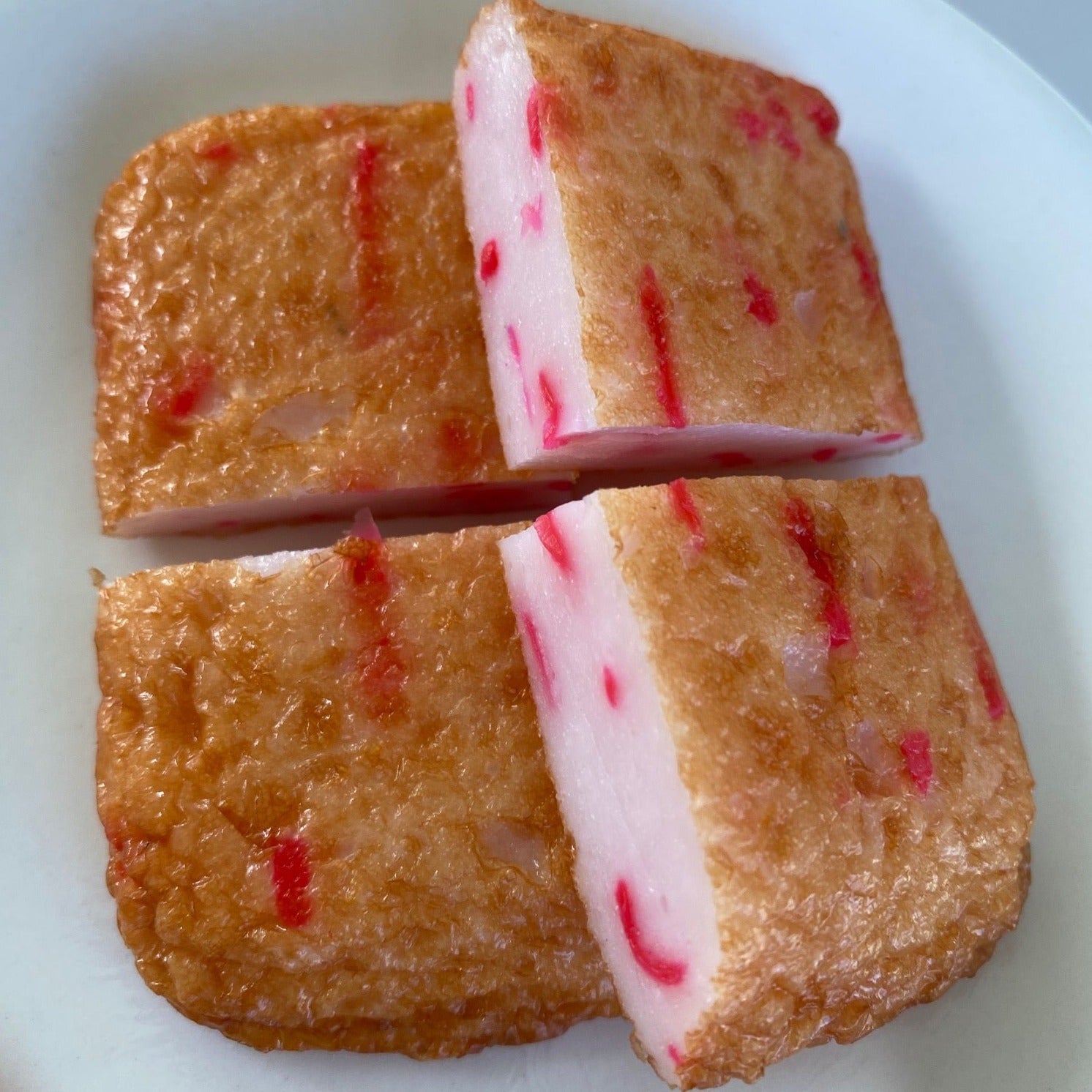 YUZUKI BIMI-ICHIZEN Deep Fried Fish Cake Red Pickled Ginger - Tokyo Fresh Direct